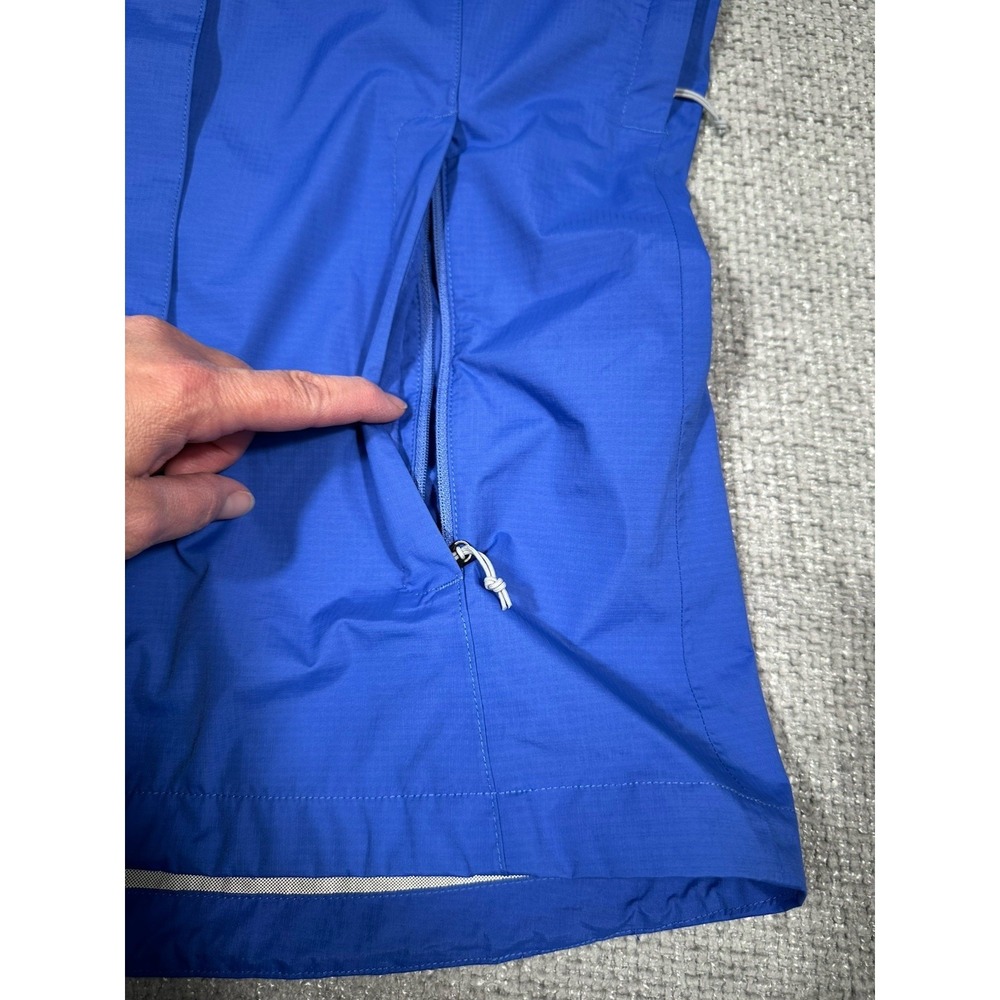 REI Coop Jacket Womens Small Blue Purple Rain Full Zip Hooded Peak 2.5L Nylon‎ - Picture 8 of 16